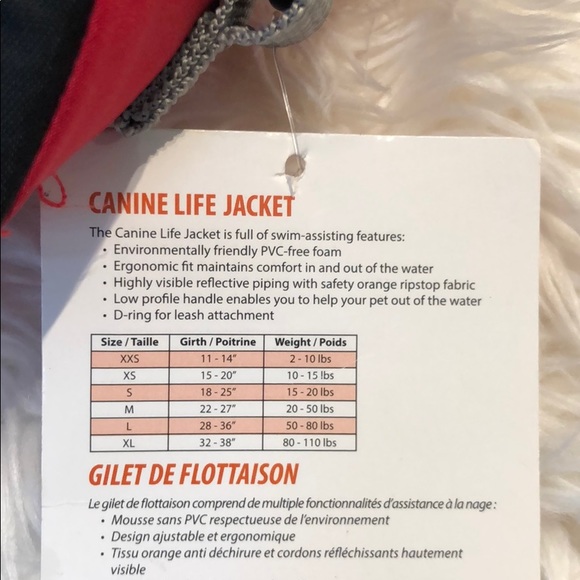 Canine Friendly Life Jacket Sz Medium NWT - Picture 5 of 8